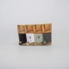 Orange packaging bags, antibacterial and deodorizing socks, pure cotton, sweat-absorbing and breathable, unisply-style Specification image